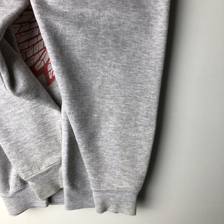 Vintage college sweatshirt, size L, men's unclear gray type Vintage Second Hand