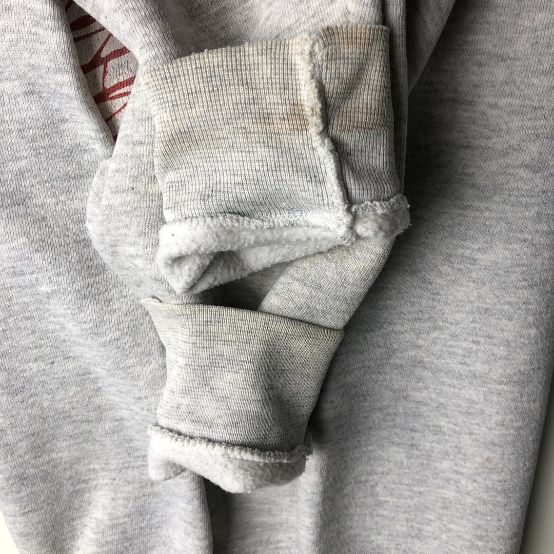 Vintage college sweatshirt, size L, men's unclear gray type Vintage Second Hand