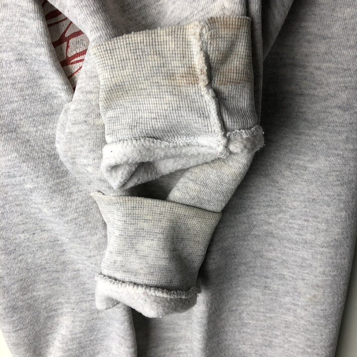 Vintage college sweatshirt, size L, men's unclear gray type Vintage Second Hand