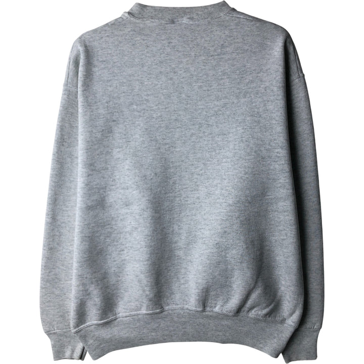 90'S Vintage Fruit of the Loom Heavy Purdue University College Sweatshirt, Made in USA, Men's Size L cotton gray type Vintage Second Hand