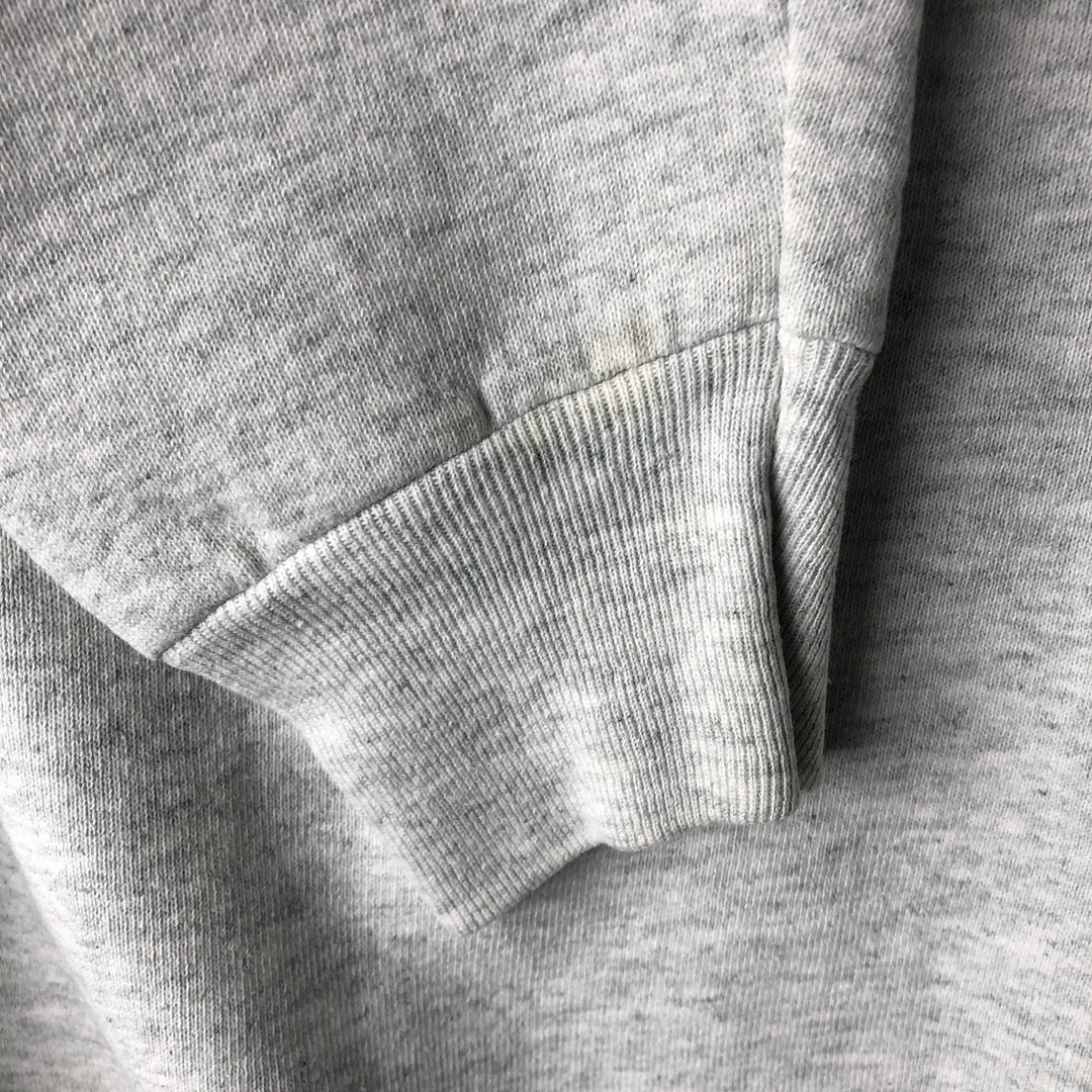 90'S Vintage Fruit of the Loom Heavy Purdue University College Sweatshirt, Made in USA, Men's Size L cotton gray type Vintage Second Hand