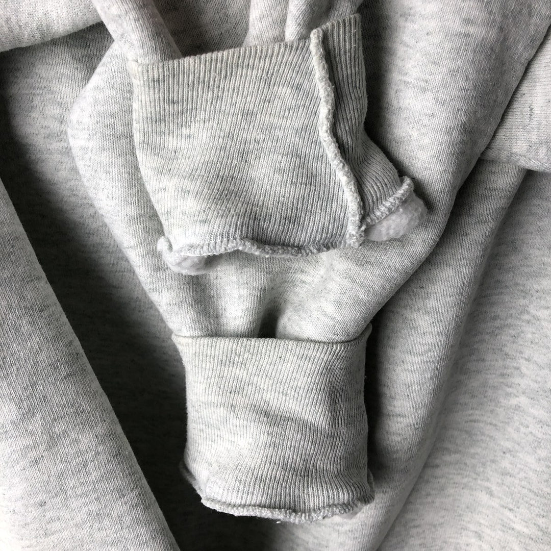 90'S Vintage Fruit of the Loom Heavy Purdue University College Sweatshirt, Made in USA, Men's Size L cotton gray type Vintage Second Hand