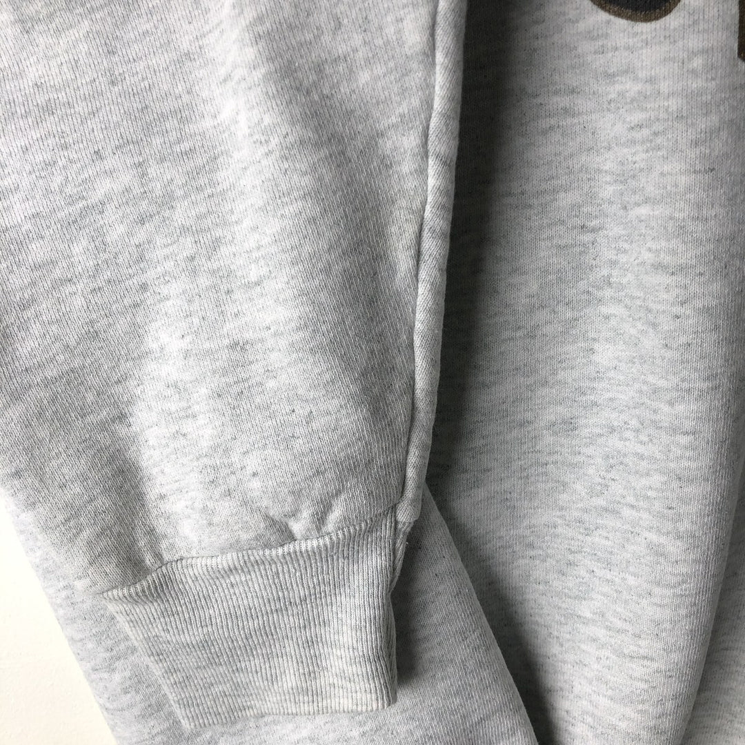 90'S Vintage Fruit of the Loom Heavy Purdue University College Sweatshirt, Made in USA, Men's Size L cotton gray type Vintage Second Hand
