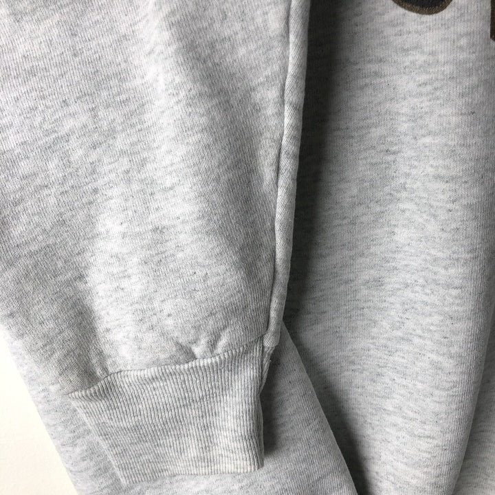 90'S Vintage Fruit of the Loom Heavy Purdue University College Sweatshirt, Made in USA, Men's Size L cotton gray type Vintage Second Hand
