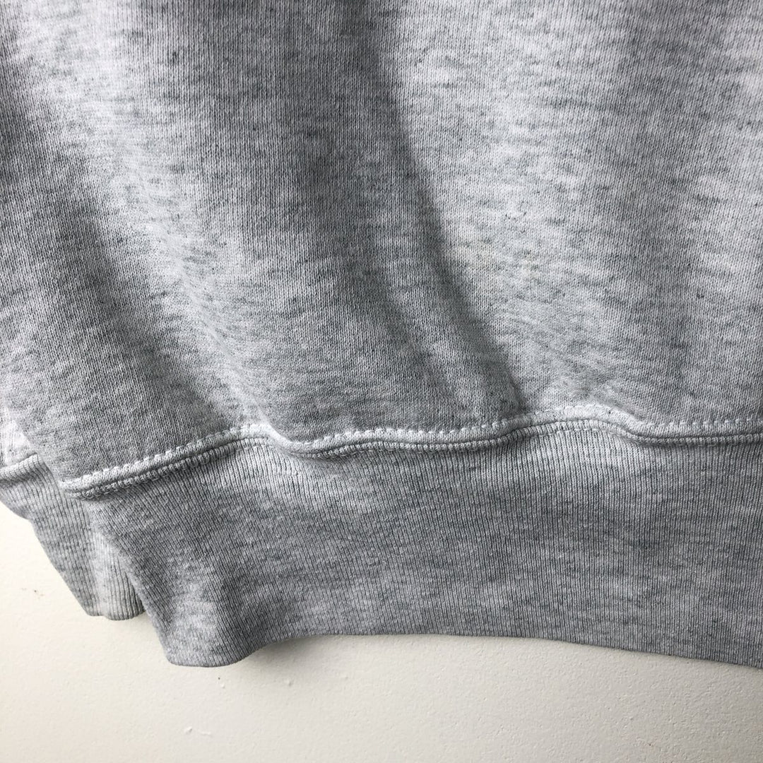 90'S Vintage Fruit of the Loom Heavy Purdue University College Sweatshirt, Made in USA, Men's Size L cotton gray type Vintage Second Hand