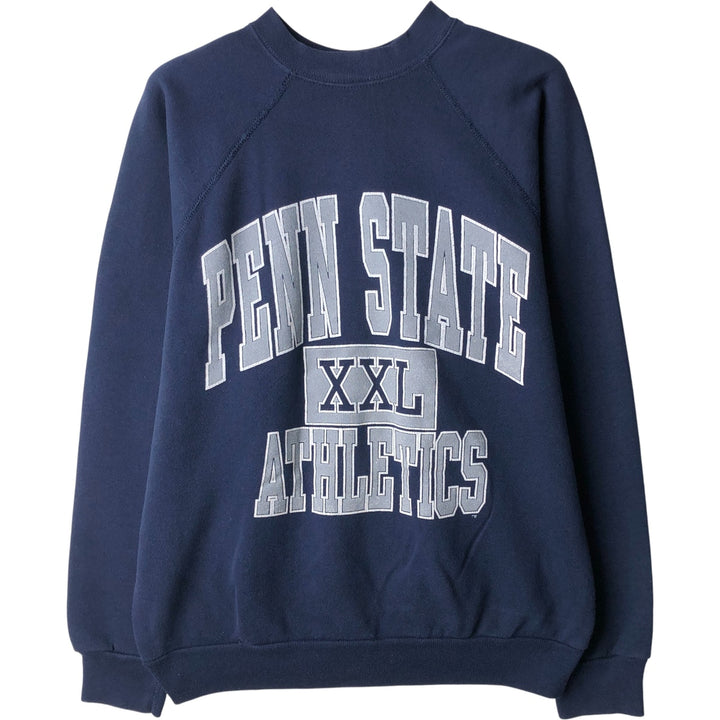 Vintage 1980s-1990'S Tartex Pennsylvania State University college sweatshirt, made in the USA, size L, men's cotton navy blue type Vintage Second Hand