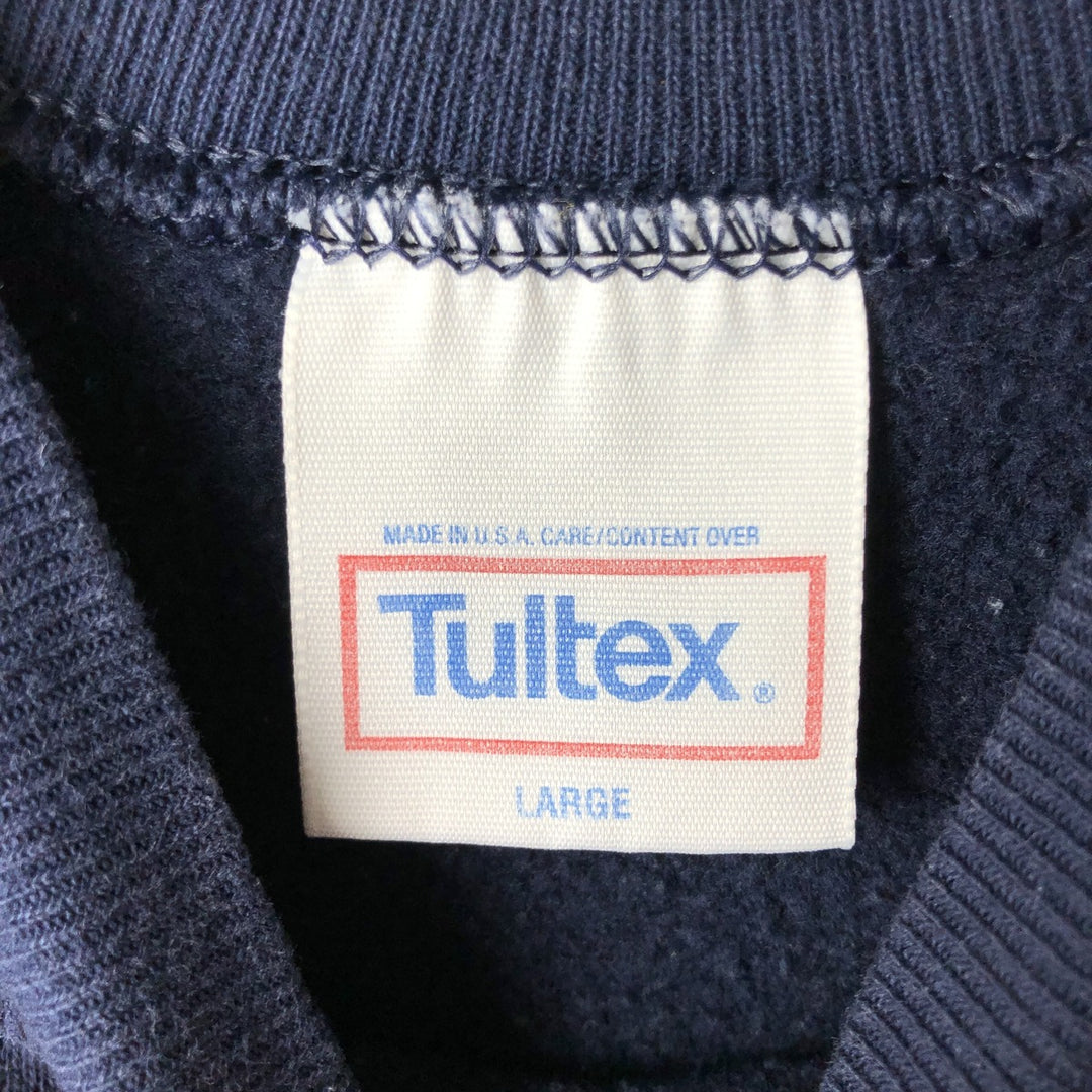 Vintage 1980s-1990'S Tartex Pennsylvania State University college sweatshirt, made in the USA, size L, men's cotton navy blue type Vintage Second Hand
