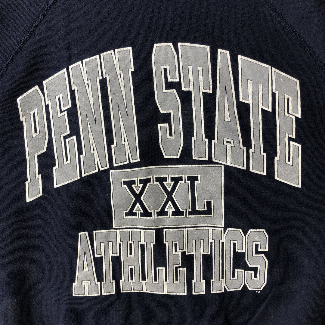 Vintage 1980s-1990'S Tartex Pennsylvania State University college sweatshirt, made in the USA, size L, men's cotton navy blue type Vintage Second Hand