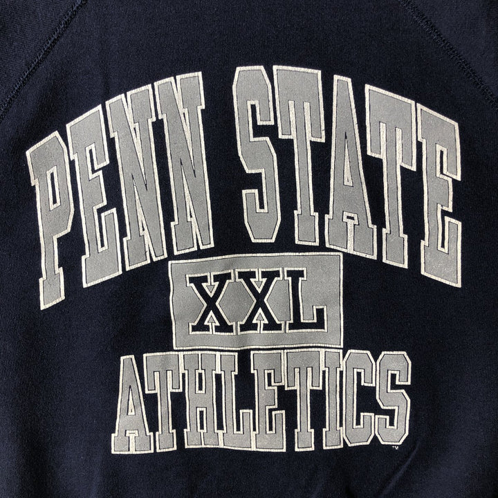 Vintage 1980s-1990'S Tartex Pennsylvania State University college sweatshirt, made in the USA, size L, men's cotton navy blue type Vintage Second Hand