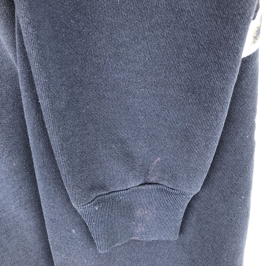 90'S DISCUSATHLETIC PENN STATE College Sweatshirt, Made in USA, Men's Size XL cotton navy blue type Vintage Second Hand