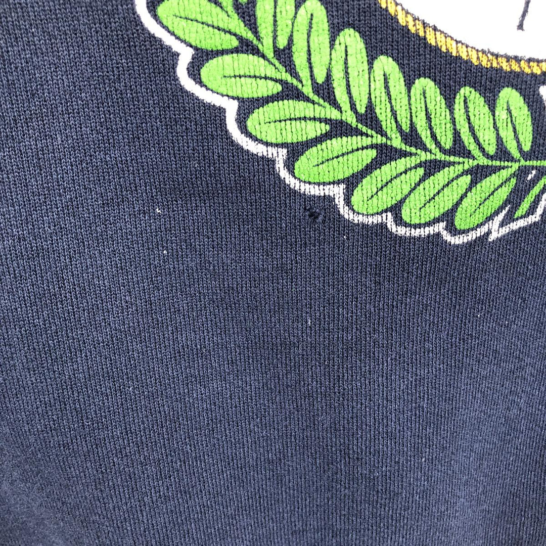 90'S DISCUSATHLETIC PENN STATE College Sweatshirt, Made in USA, Men's Size XL cotton navy blue type Vintage Second Hand