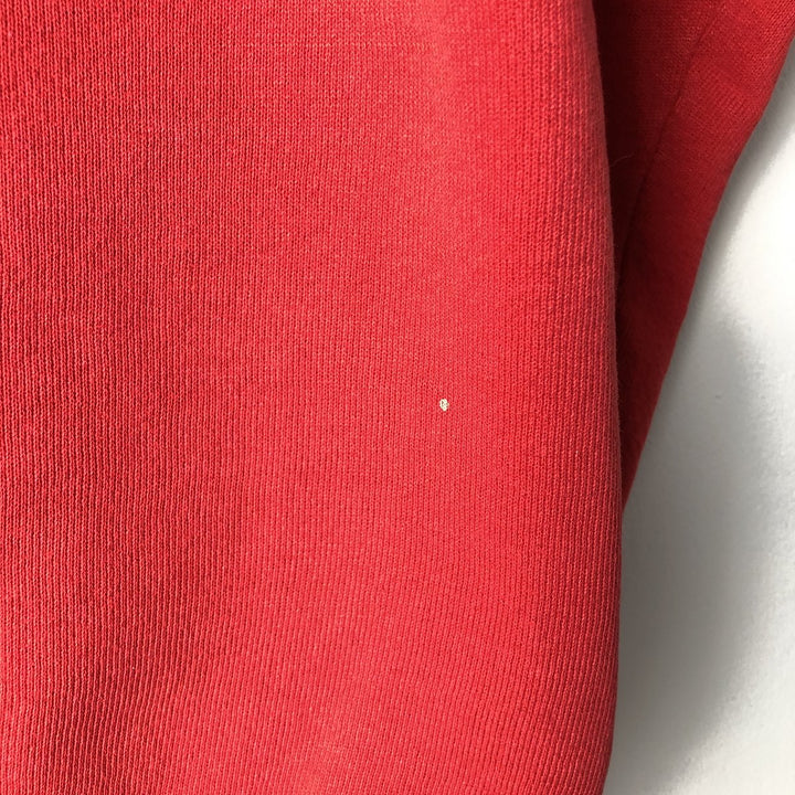 90'S Russell College Sweatshirt, Made in USA, Men's XL, Vintage cotton red type Vintage Second Hand