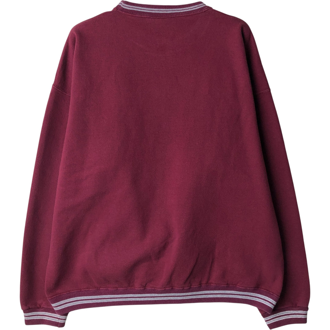 Vintage 1990'S GALT SAND HARVARD Harvard University college sweatshirt, made in the USA, size L, men's cotton wine-red Vintage Second Hand