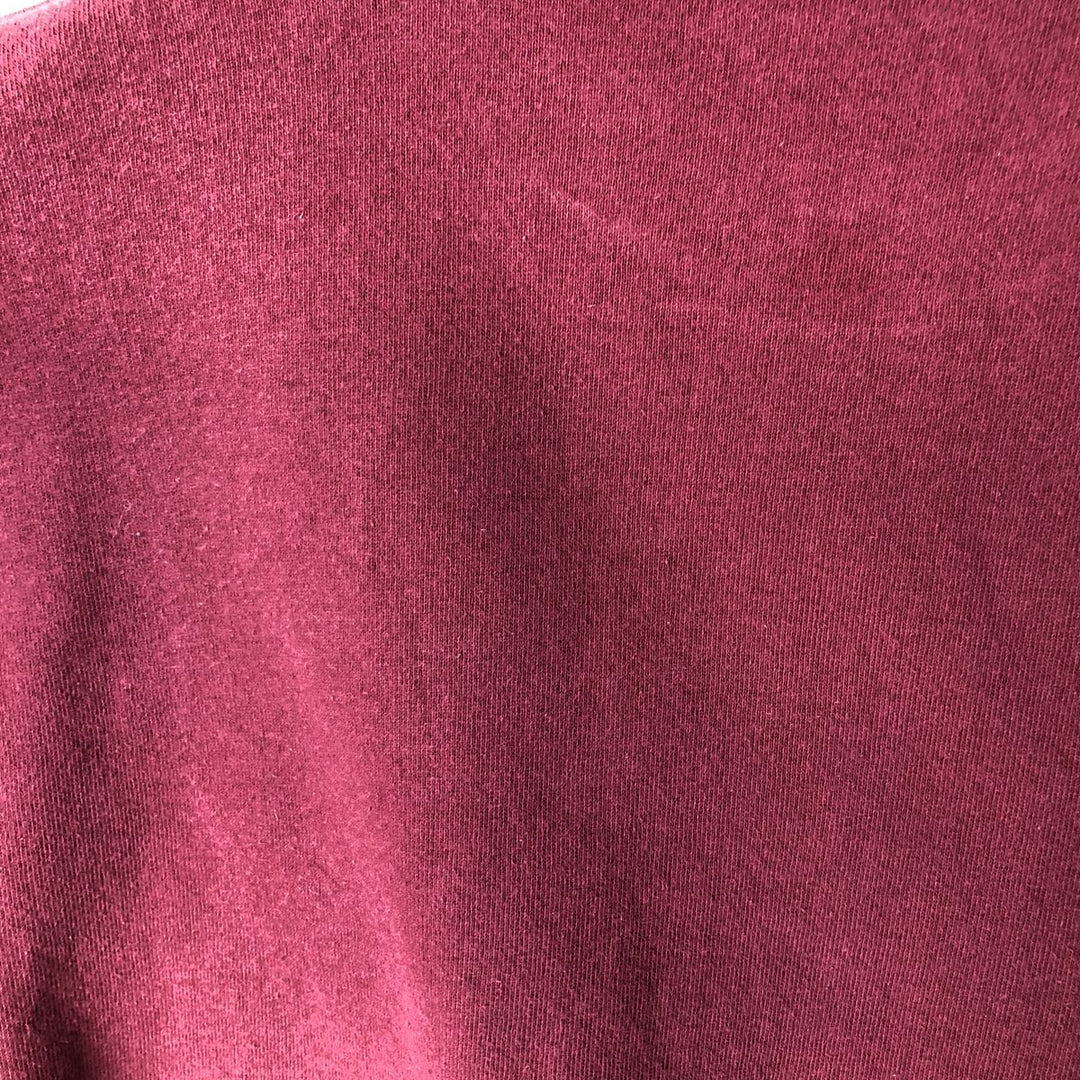Vintage 1990'S GALT SAND HARVARD Harvard University college sweatshirt, made in the USA, size L, men's cotton wine-red Vintage Second Hand