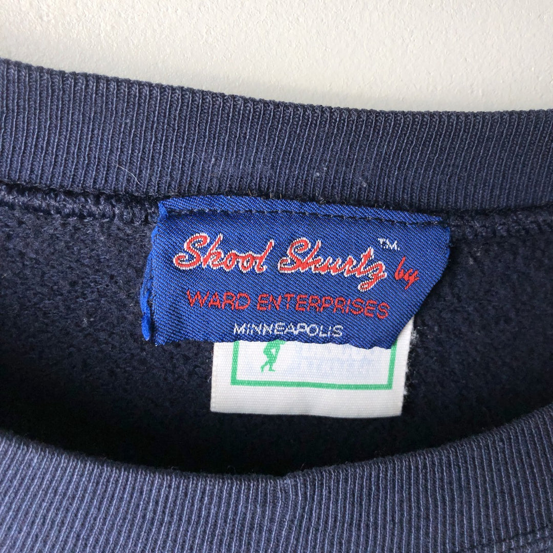 SKOOL SHUTY College Sweatshirt, Made in USA, Men's Size XL unclear navy blue type Vintage Second Hand