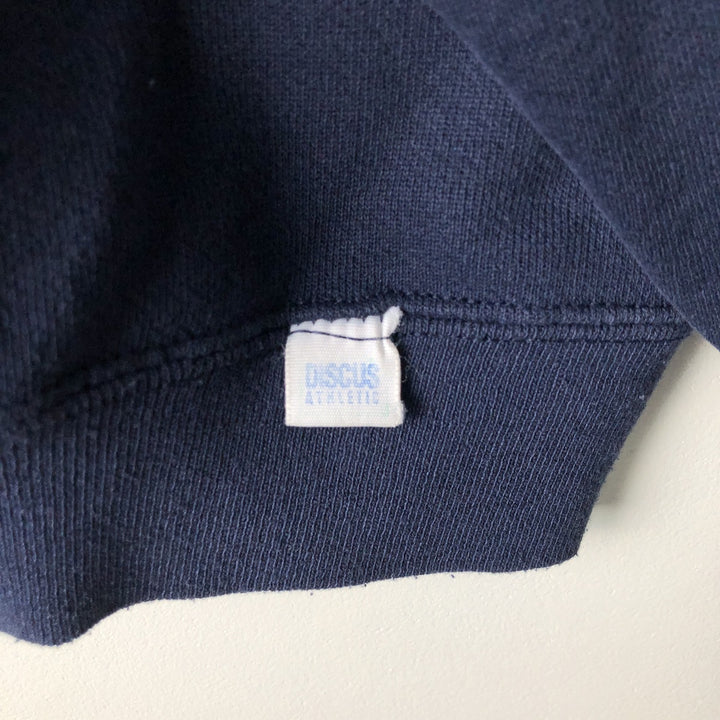 SKOOL SHUTY College Sweatshirt, Made in USA, Men's Size XL unclear navy blue type Vintage Second Hand