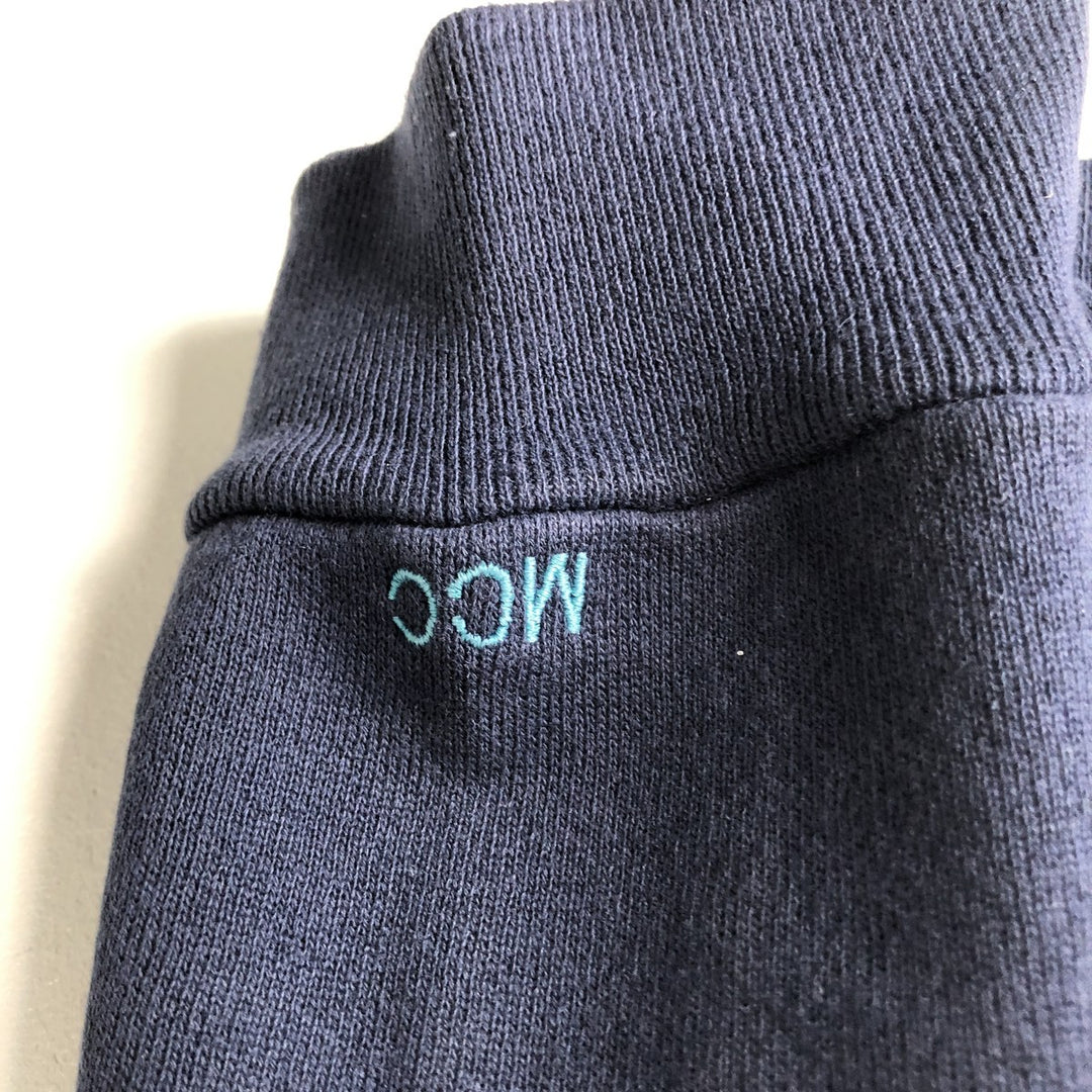SKOOL SHUTY College Sweatshirt, Made in USA, Men's Size XL unclear navy blue type Vintage Second Hand
