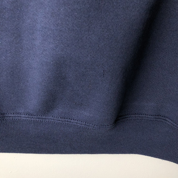 SKOOL SHUTY College Sweatshirt, Made in USA, Men's Size XL unclear navy blue type Vintage Second Hand
