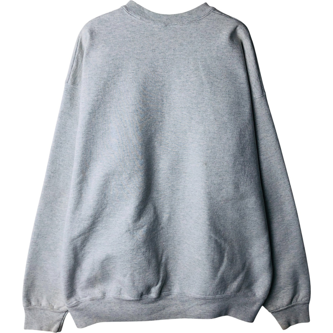 90'S Fruit of the Loom COBALT BOATS advertising sweatshirt, made in USA, men's size XL equivalent. cotton gray type Vintage Second Hand