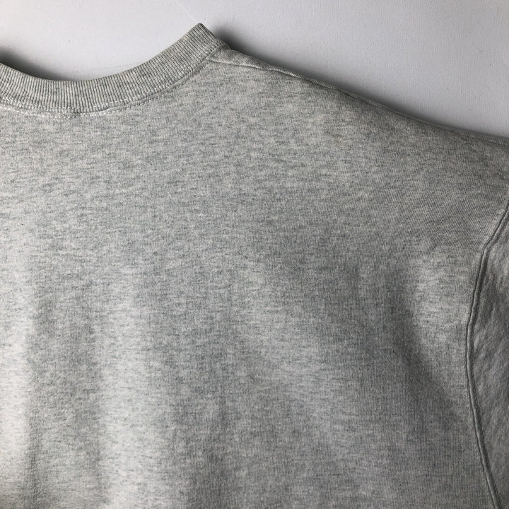 90'S Fruit of the Loom COBALT BOATS advertising sweatshirt, made in USA, men's size XL equivalent. cotton gray type Vintage Second Hand