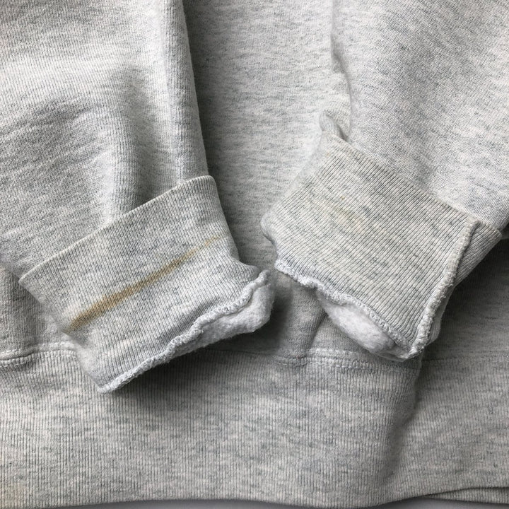 90'S Fruit of the Loom COBALT BOATS advertising sweatshirt, made in USA, men's size XL equivalent. cotton gray type Vintage Second Hand