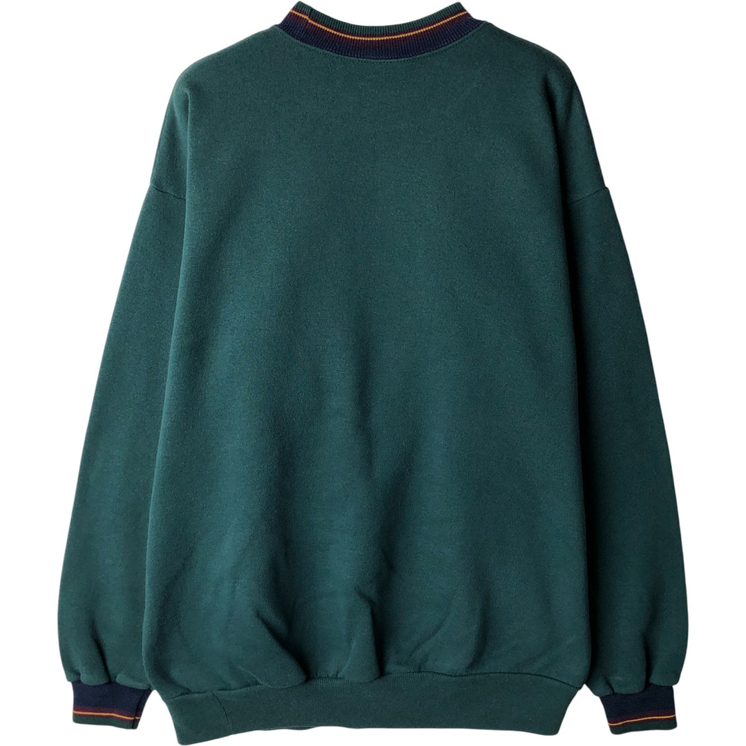 DOYLE College Sweatshirt, Made in USA, Men's Size XL cotton green type Vintage Second Hand