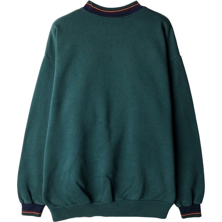 DOYLE College Sweatshirt, Made in USA, Men's Size XL cotton green type Vintage Second Hand