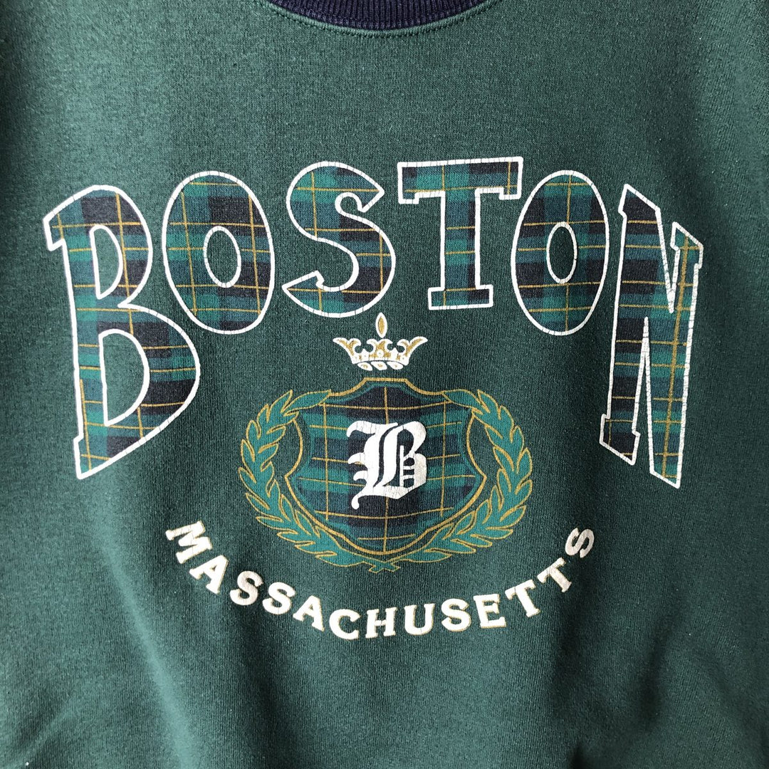 DOYLE College Sweatshirt, Made in USA, Men's Size XL cotton green type Vintage Second Hand