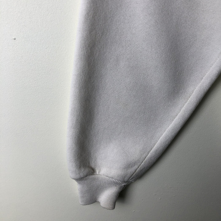 80s-90'S Jerzees College Sweatshirt, Made in USA, Men's Size L, Vintage cotton white type Vintage Second Hand