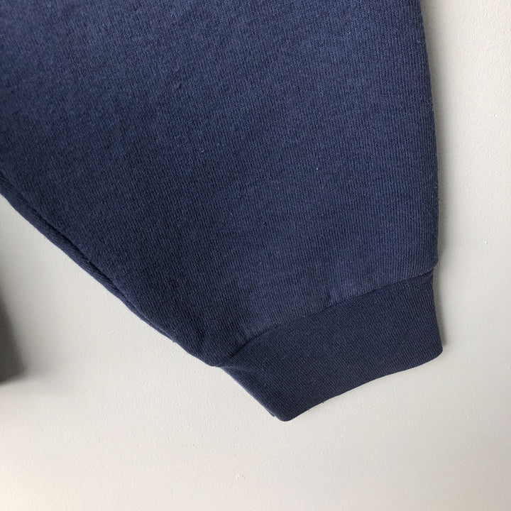 90'S Fruit of the Loom College Sweatshirt, Made in USA, Men's Size L, Vintage cotton Blue type light blue Vintage Second Hand