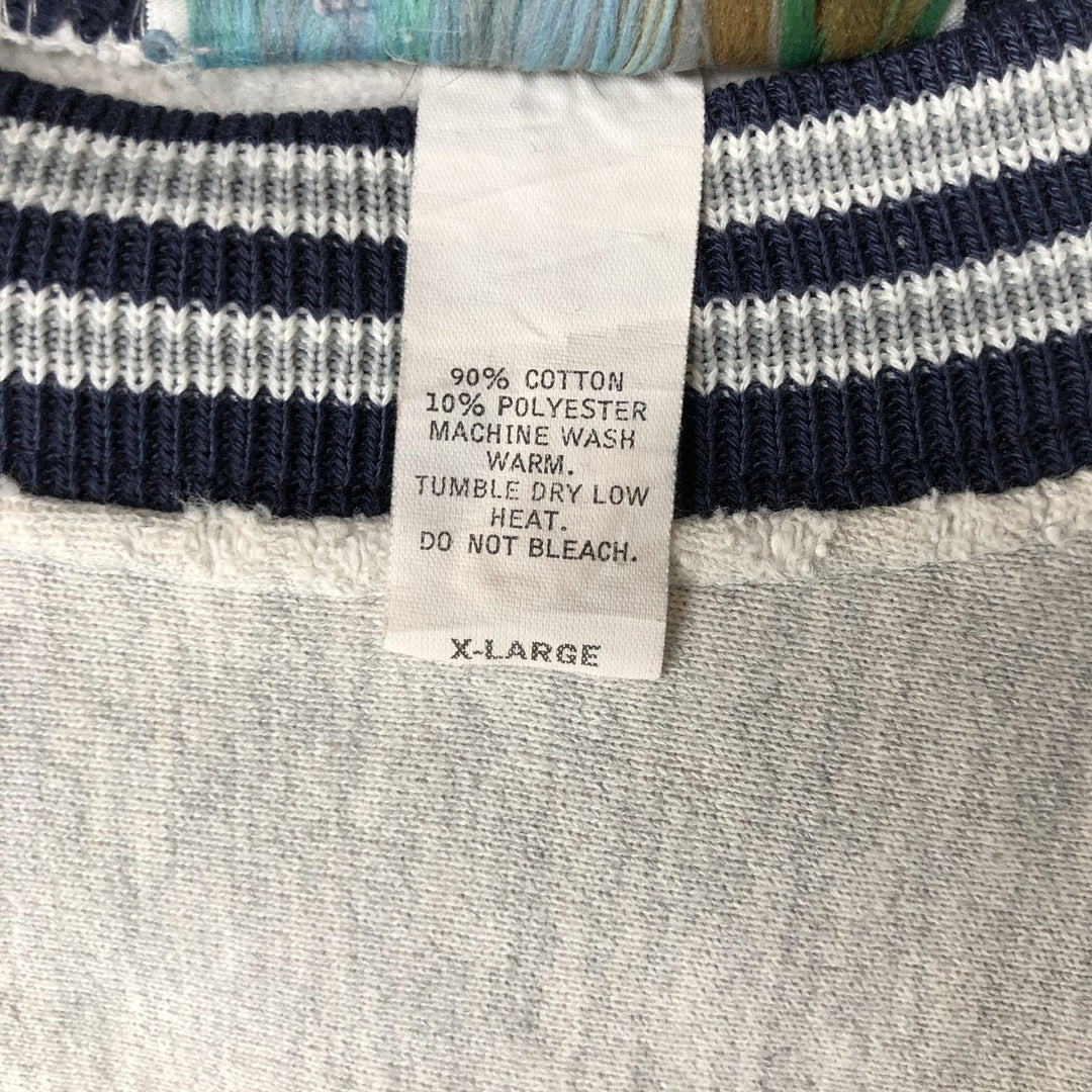 Vintage 90'S Northwest Knitting Mills college sweatshirt, made in the USA, men's size XL cotton gray type Vintage Second Hand