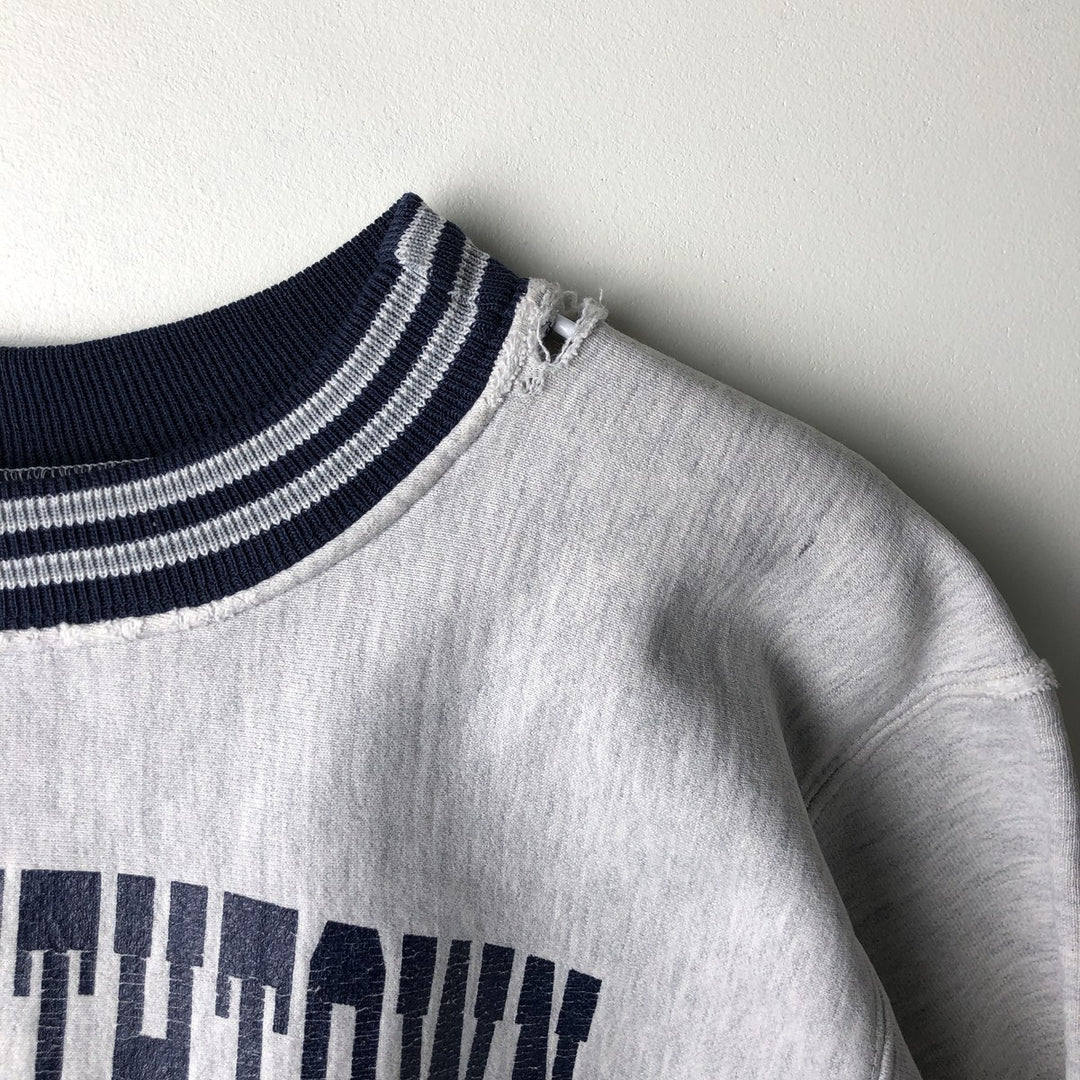 Vintage 90'S Northwest Knitting Mills college sweatshirt, made in the USA, men's size XL cotton gray type Vintage Second Hand