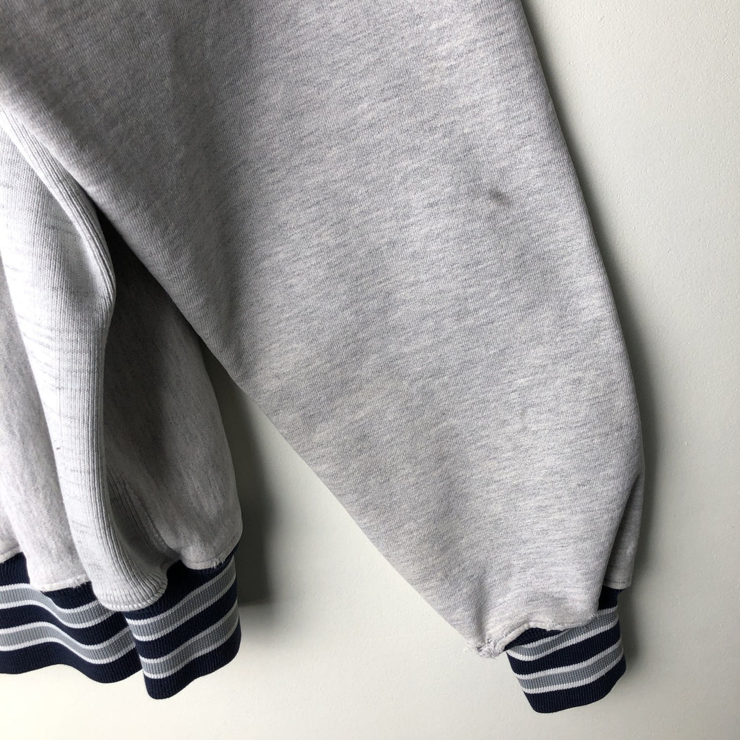 Vintage 90'S Northwest Knitting Mills college sweatshirt, made in the USA, men's size XL cotton gray type Vintage Second Hand
