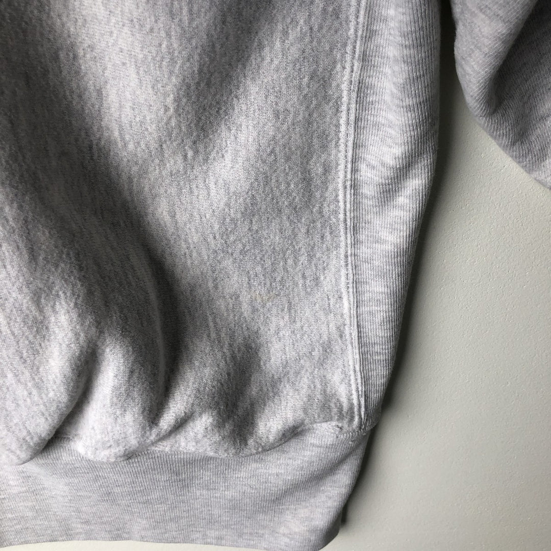 NU SPORTSWEAR College Sweatshirt, Made in USA, Men's Size L cotton gray type Vintage Second Hand