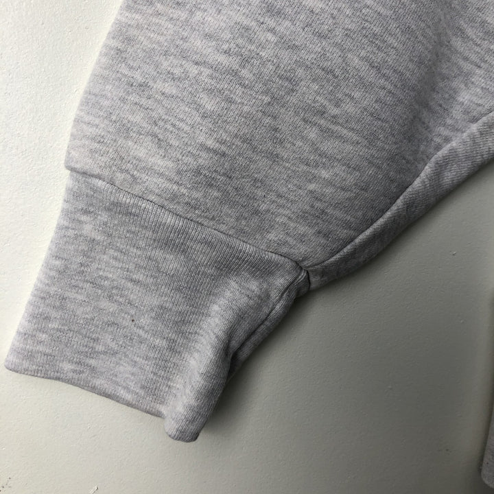 NU SPORTSWEAR College Sweatshirt, Made in USA, Men's Size L cotton gray type Vintage Second Hand