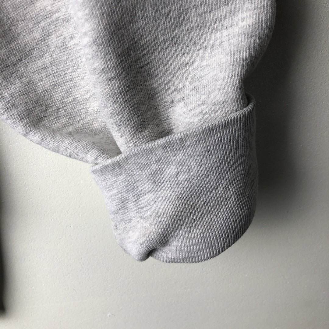 NU SPORTSWEAR College Sweatshirt, Made in USA, Men's Size L cotton gray type Vintage Second Hand