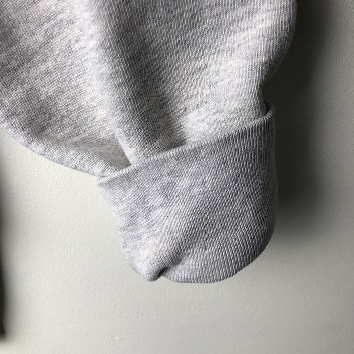 NU SPORTSWEAR College Sweatshirt, Made in USA, Men's Size L cotton gray type Vintage Second Hand