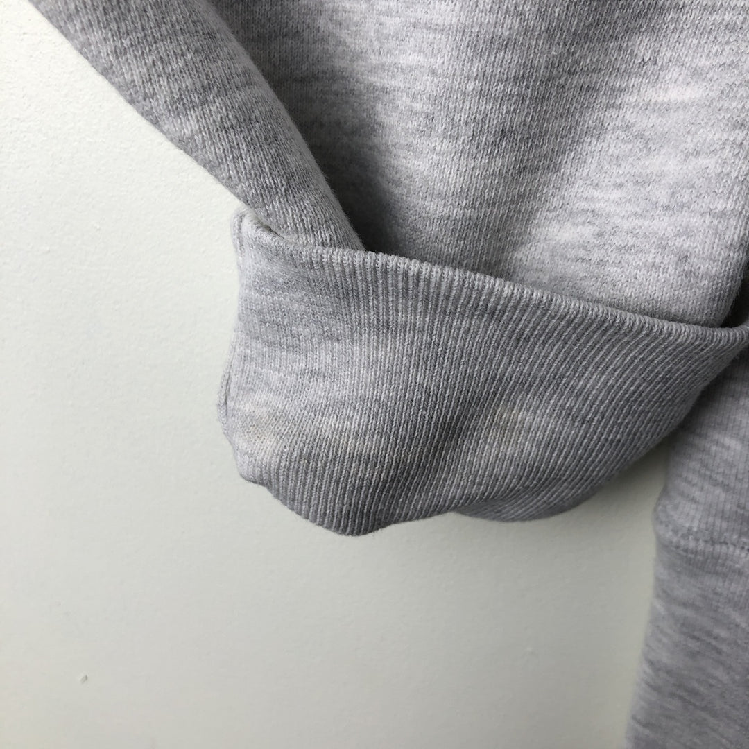 NU SPORTSWEAR College Sweatshirt, Made in USA, Men's Size L cotton gray type Vintage Second Hand