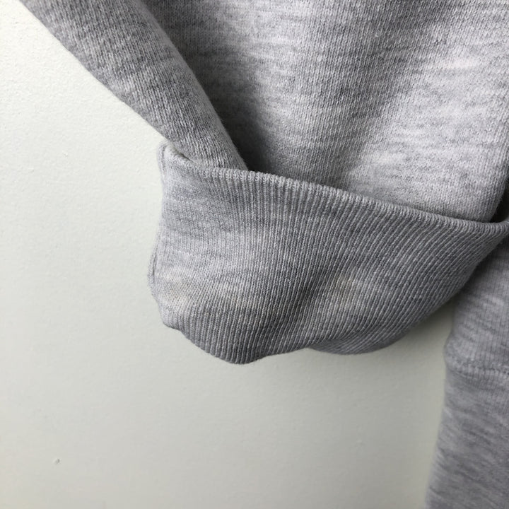 NU SPORTSWEAR College Sweatshirt, Made in USA, Men's Size L cotton gray type Vintage Second Hand