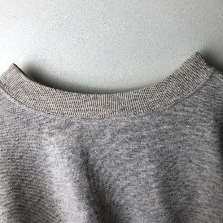 Vintage 90'S Famous SPORTSWEAR college sweatshirt, made in the USA, size L, men's cotton pale white type Vintage Second Hand