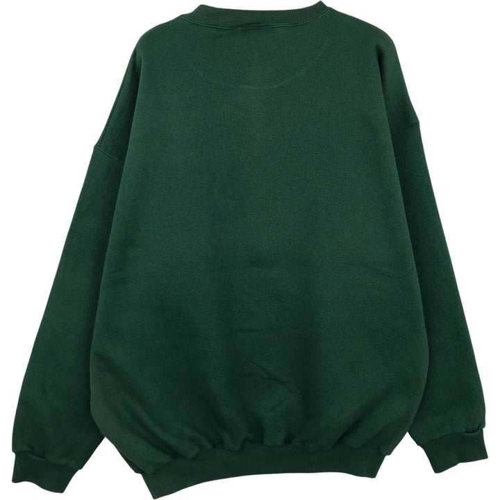 90'S Discus Athletic College Sweatshirt, Men's, Size XL, Vintage cotton green type Vintage Second Hand