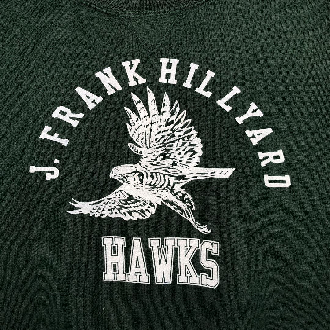 90'S Discus Athletic College Sweatshirt, Men's, Size XL, Vintage cotton green type Vintage Second Hand