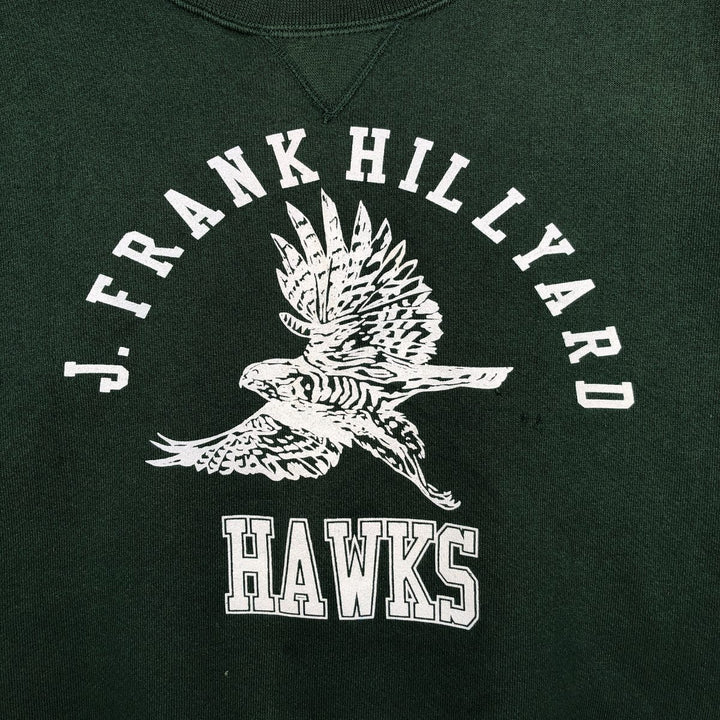 90'S Discus Athletic College Sweatshirt, Men's, Size XL, Vintage cotton green type Vintage Second Hand