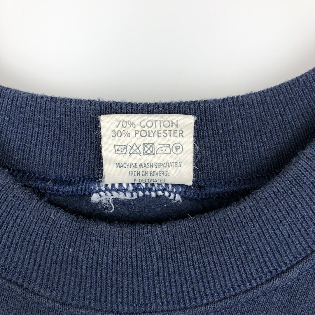BLUES CLASSIC College Sweatshirt, Men's XL cotton navy blue type Vintage Second Hand