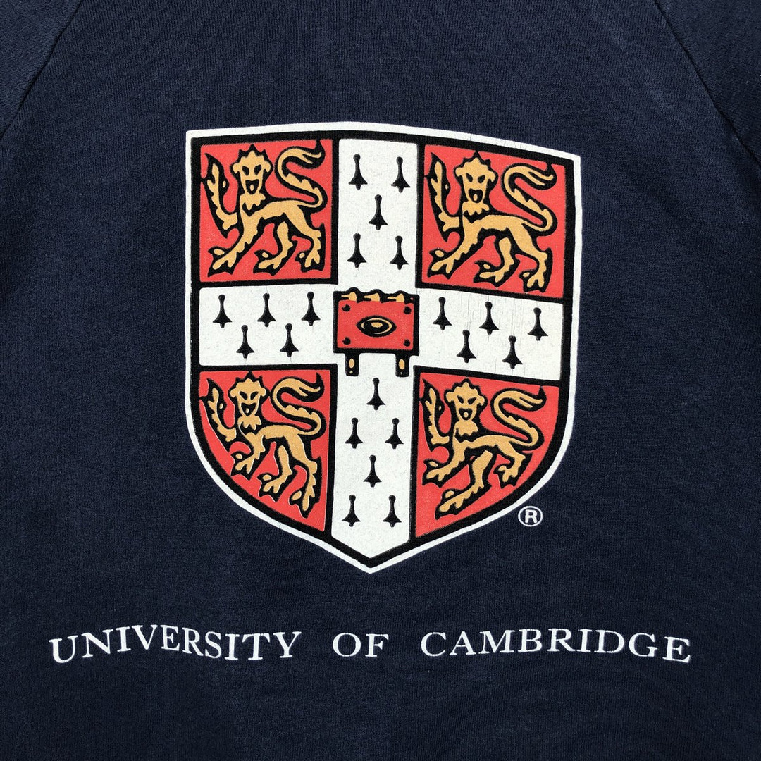 BLUES CLASSIC College Sweatshirt, Men's XL cotton navy blue type Vintage Second Hand