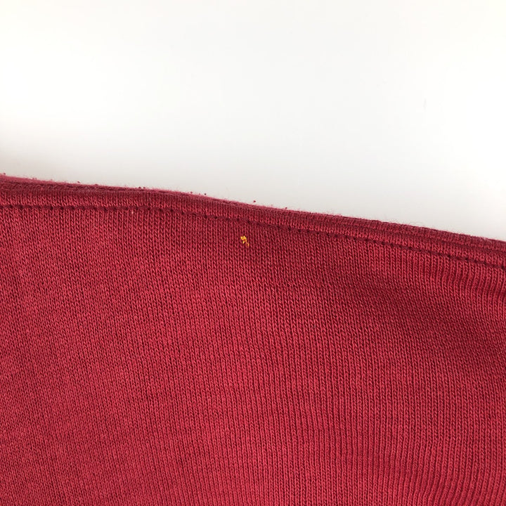 Vintage 1980'S Russell college sweatshirt, size M, men's cotton burgundy type Vintage Second Hand