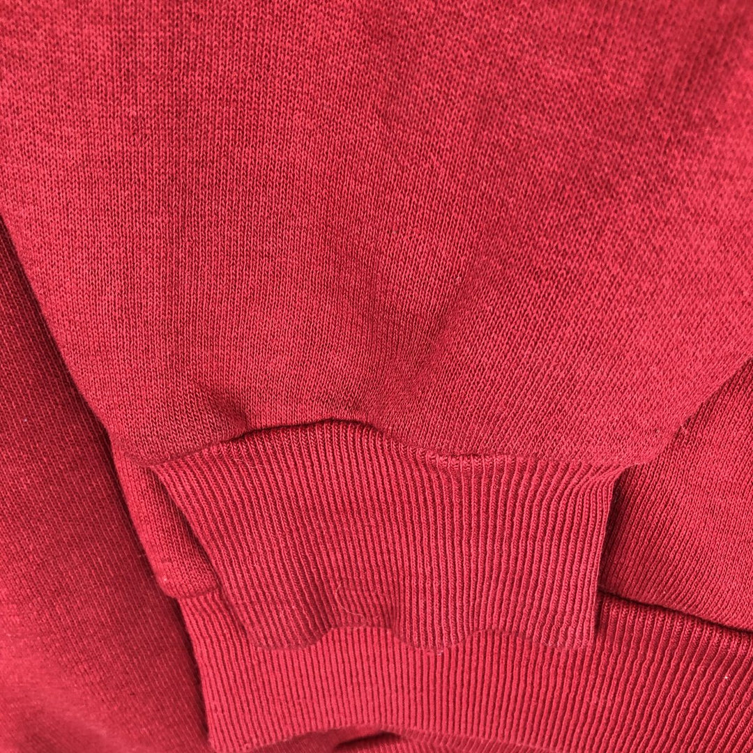 Vintage 1980'S Russell college sweatshirt, size M, men's cotton burgundy type Vintage Second Hand
