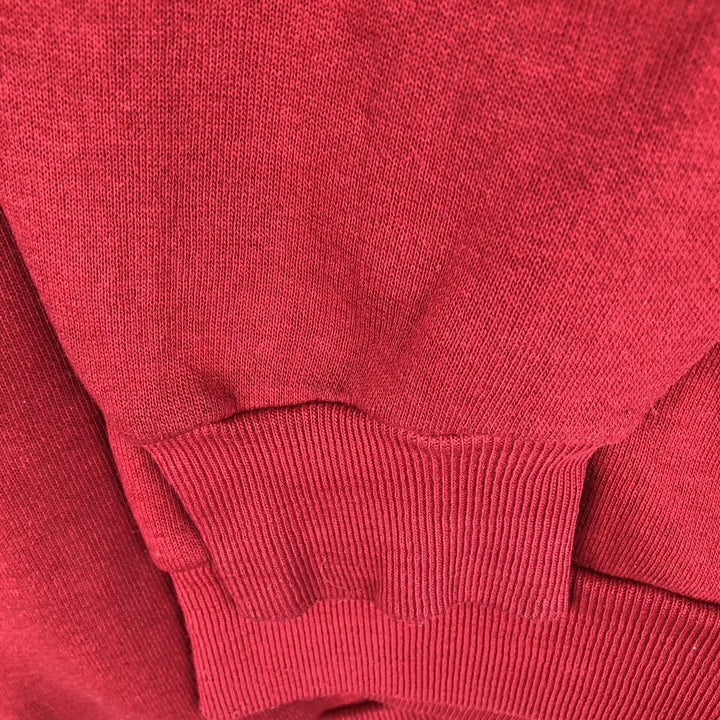 Vintage 1980'S Russell college sweatshirt, size M, men's cotton burgundy type Vintage Second Hand