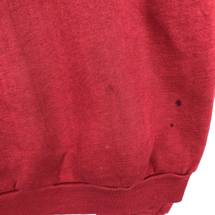 Vintage 1980'S Russell college sweatshirt, size M, men's cotton burgundy type Vintage Second Hand