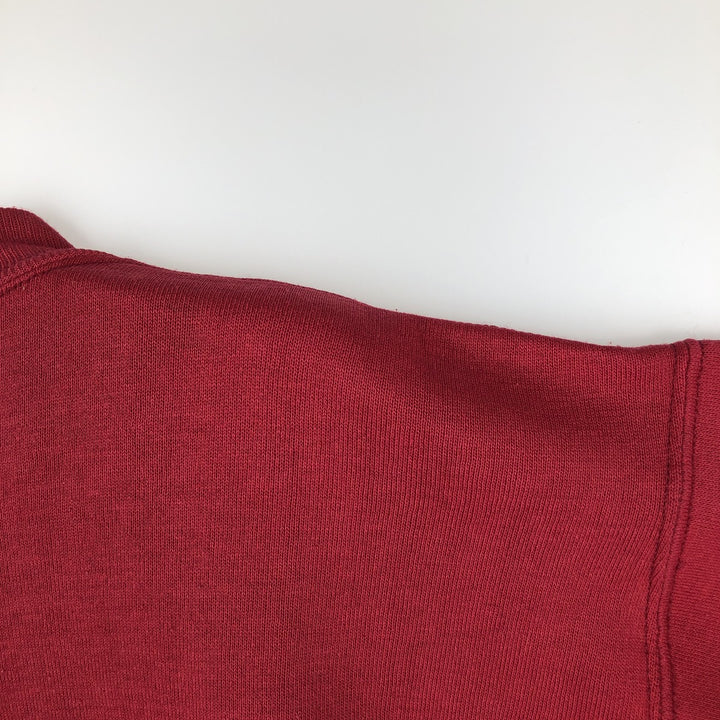 Vintage 1980'S Russell college sweatshirt, size M, men's cotton burgundy type Vintage Second Hand